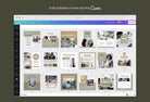 Ladystrategist 30 Business Consulting Instagram Post Canva Templates V2 instagram canva templates social media templates etsy free canva templates