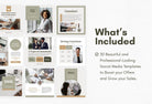 Ladystrategist 30 Business Consulting Instagram Post Canva Templates V2 instagram canva templates social media templates etsy free canva templates