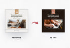 Ladystrategist 30 Business Consulting Instagram Post Canva Templates V2 instagram canva templates social media templates etsy free canva templates