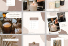 Ladystrategist 30 Candle Makers Instagram Post Canva Templates instagram canva templates social media templates etsy free canva templates