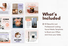 Ladystrategist 30 Candle Makers Instagram Post Canva Templates V2 instagram canva templates social media templates etsy free canva templates