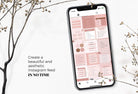 Ladystrategist 30 Checklist Rose Gold Instagram Engagement Booster Post Canva Templates instagram canva templates social media templates etsy free canva templates