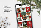 Ladystrategist 30 Christmas Instagram Post Canva Templates V2 instagram canva templates social media templates etsy free canva templates