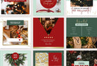Ladystrategist 30 Christmas Instagram Post Canva Templates V2 instagram canva templates social media templates etsy free canva templates