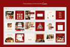 Ladystrategist 30 Christmas Instagram Post Canva Templates V5 instagram canva templates social media templates etsy free canva templates