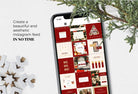 Ladystrategist 30 Christmas Instagram Post Canva Templates V5 instagram canva templates social media templates etsy free canva templates
