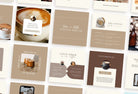 Ladystrategist 30 Coffeehouse Instagram Engagement Post Canva Templates V2 instagram canva templates social media templates etsy free canva templates