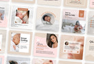 Ladystrategist 30 Doula Instagram Post Canva Templates instagram canva templates social media templates etsy free canva templates