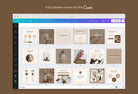 Ladystrategist 30 Facials Instagram Engagement Post Canva Templates instagram canva templates social media templates etsy free canva templates
