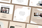 Ladystrategist 30 Fitness Instagram Post Canva Templates instagram canva templates social media templates etsy free canva templates