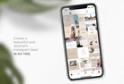 Ladystrategist 30 Fitness Instagram Post Canva Templates instagram canva templates social media templates etsy free canva templates