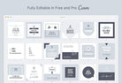 Ladystrategist 30 Funny Real Estate - Instagram Post Canva Templates instagram canva templates social media templates etsy free canva templates