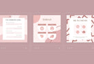 Ladystrategist 30 Games and Challenges Rose Gold Instagram Engagement Booster Post Canva Templates instagram canva templates social media templates etsy free canva templates
