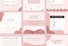 Ladystrategist 30 Games and Challenges Rose Gold Instagram Engagement Booster Post Canva Templates instagram canva templates social media templates etsy free canva templates