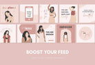 Ladystrategist 30 Girl Boss Instagram Engagement Posts Canva Templates instagram canva templates social media templates etsy free canva templates