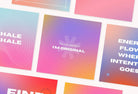 Ladystrategist 30 Gradient Instagram Post Quotes Canva Templates instagram canva templates social media templates etsy free canva templates