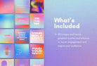 Ladystrategist 30 Gradient Instagram Post Quotes Canva Templates instagram canva templates social media templates etsy free canva templates