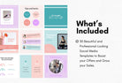 Ladystrategist 30 Gym Instagram Post Canva Templates instagram canva templates social media templates etsy free canva templates