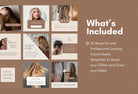 Ladystrategist 30 Hair Salon Instagram Post Canva Templates instagram canva templates social media templates etsy free canva templates