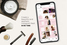 Ladystrategist 30 Hairstyle Instagram Post Canva Templates instagram canva templates social media templates etsy free canva templates