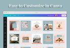 Ladystrategist 30 Home Organization Instagram Post Canva Templates instagram canva templates social media templates etsy free canva templates