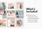 Ladystrategist 30 Home Organization Instagram Post Canva Templates instagram canva templates social media templates etsy free canva templates