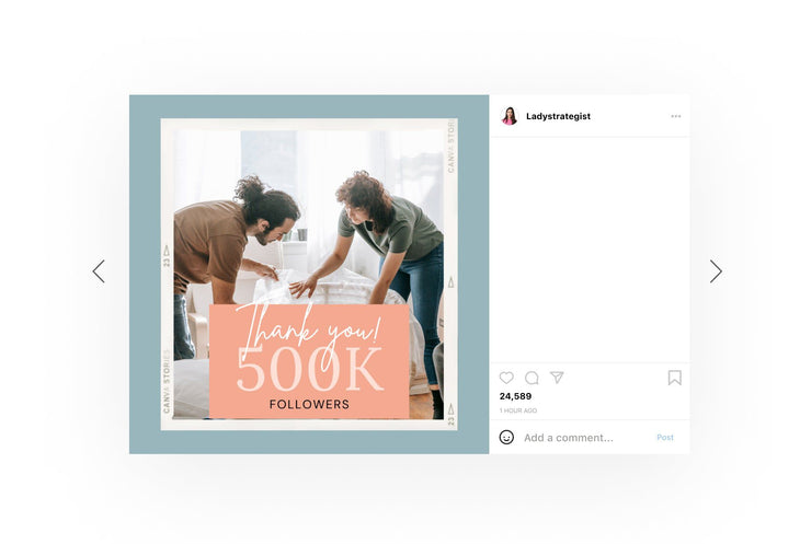 Ladystrategist 30 Home Organization Instagram Post Canva Templates instagram canva templates social media templates etsy free canva templates