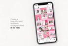 Ladystrategist 30 Home Organization Instagram Post Canva Templates V2 instagram canva templates social media templates etsy free canva templates