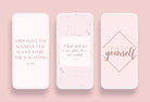 Ladystrategist 30 Instagram Engagement Stories - Rose Gold Pack 02 instagram canva templates social media templates etsy free canva templates