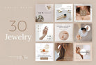 Ladystrategist 30 Jewelry Instagram Post Canva Templates instagram canva templates social media templates etsy free canva templates