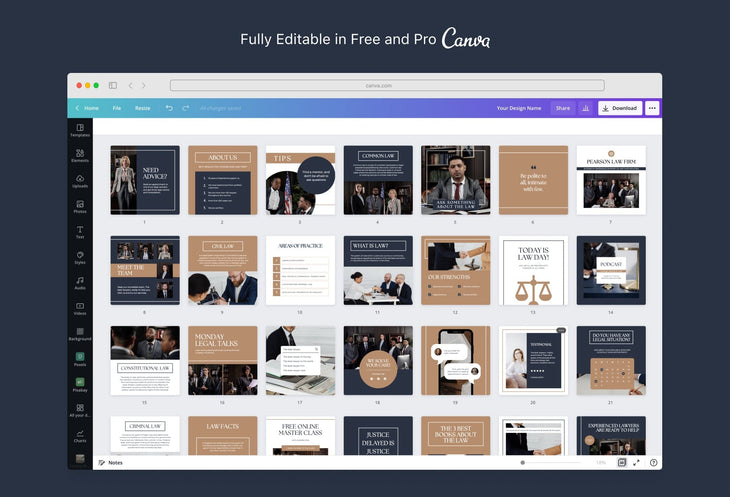 Ladystrategist 30 Law Instagram Post Canva Templates instagram canva templates social media templates etsy free canva templates