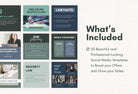 Ladystrategist 30 Law Instagram Post Canva Templates V2 instagram canva templates social media templates etsy free canva templates