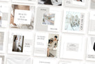 Ladystrategist 30 Luxurious Lifestyle Instagram Post Canva Templates V2 instagram canva templates social media templates etsy free canva templates