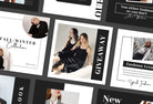 Ladystrategist 30 Luxury Fashion Instagram Post Canva Templates instagram canva templates social media templates etsy free canva templates