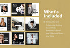 Ladystrategist 30 Luxury Fashion Instagram Post Canva Templates instagram canva templates social media templates etsy free canva templates