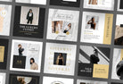 Ladystrategist 30 Luxury Fashion Instagram Post Canva Templates instagram canva templates social media templates etsy free canva templates