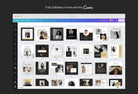 Ladystrategist 30 Luxury Fashion Instagram Post Canva Templates V2 instagram canva templates social media templates etsy free canva templates