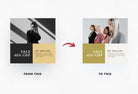 Ladystrategist 30 Luxury Fashion Instagram Post Canva Templates V2 instagram canva templates social media templates etsy free canva templates