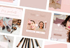 Ladystrategist 30 Makeup Instagram Post Canva Templates instagram canva templates social media templates etsy free canva templates