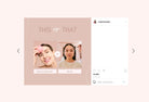 Ladystrategist 30 Makeup Instagram Post Canva Templates instagram canva templates social media templates etsy free canva templates
