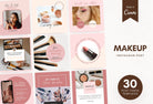 Ladystrategist 30 Makeup Instagram Post Canva Templates V2 instagram canva templates social media templates etsy free canva templates