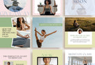 Ladystrategist 30 Meditation Instagram Post Canva Templates instagram canva templates social media templates etsy free canva templates
