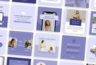 Ladystrategist 30 Mindset Instagram Post Canva Templates V2 instagram canva templates social media templates etsy free canva templates