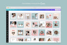 Ladystrategist 30 Mom and Baby Instagram Post Canva Templates instagram canva templates social media templates etsy free canva templates