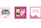 Ladystrategist 30 Mompreneurs Instagram Post Canva Templates instagram canva templates social media templates etsy free canva templates