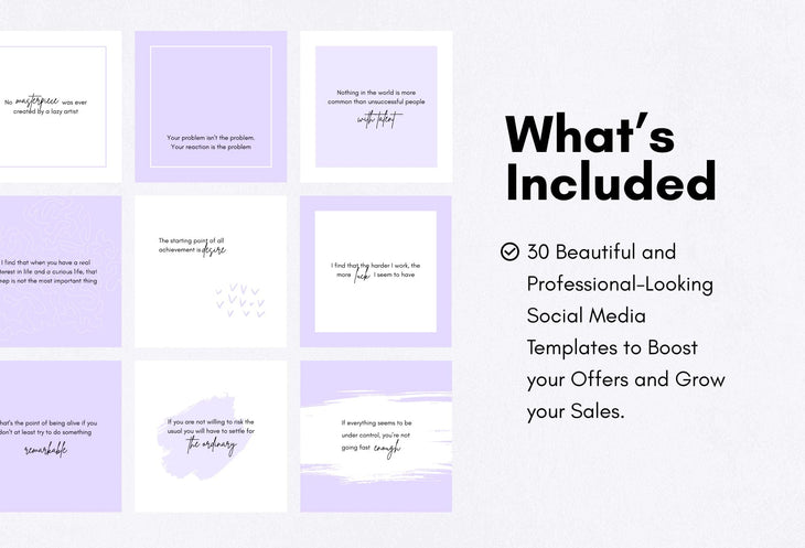 Ladystrategist 30 Motivational Instagram Post Canva Templates instagram canva templates social media templates etsy free canva templates