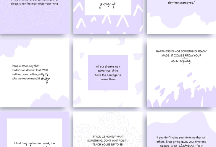 Ladystrategist 30 Motivational Instagram Post Canva Templates instagram canva templates social media templates etsy free canva templates