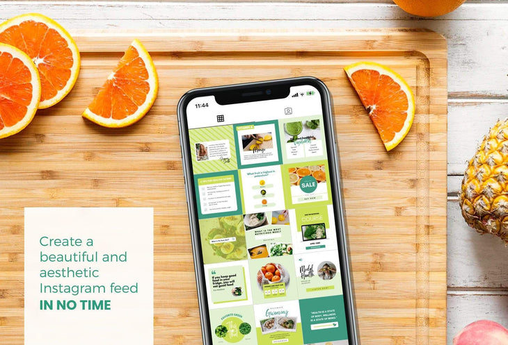 Ladystrategist 30 Nutrition Instagram Post Canva Templates instagram canva templates social media templates etsy free canva templates