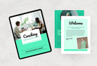 Ladystrategist 30-Page Coaching Program Package Canva Template Chartreuse Style instagram canva templates social media templates etsy free canva templates
