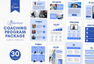 Ladystrategist 30-Page Coaching Program Package Canva Template Ultramarine Style instagram canva templates social media templates etsy free canva templates